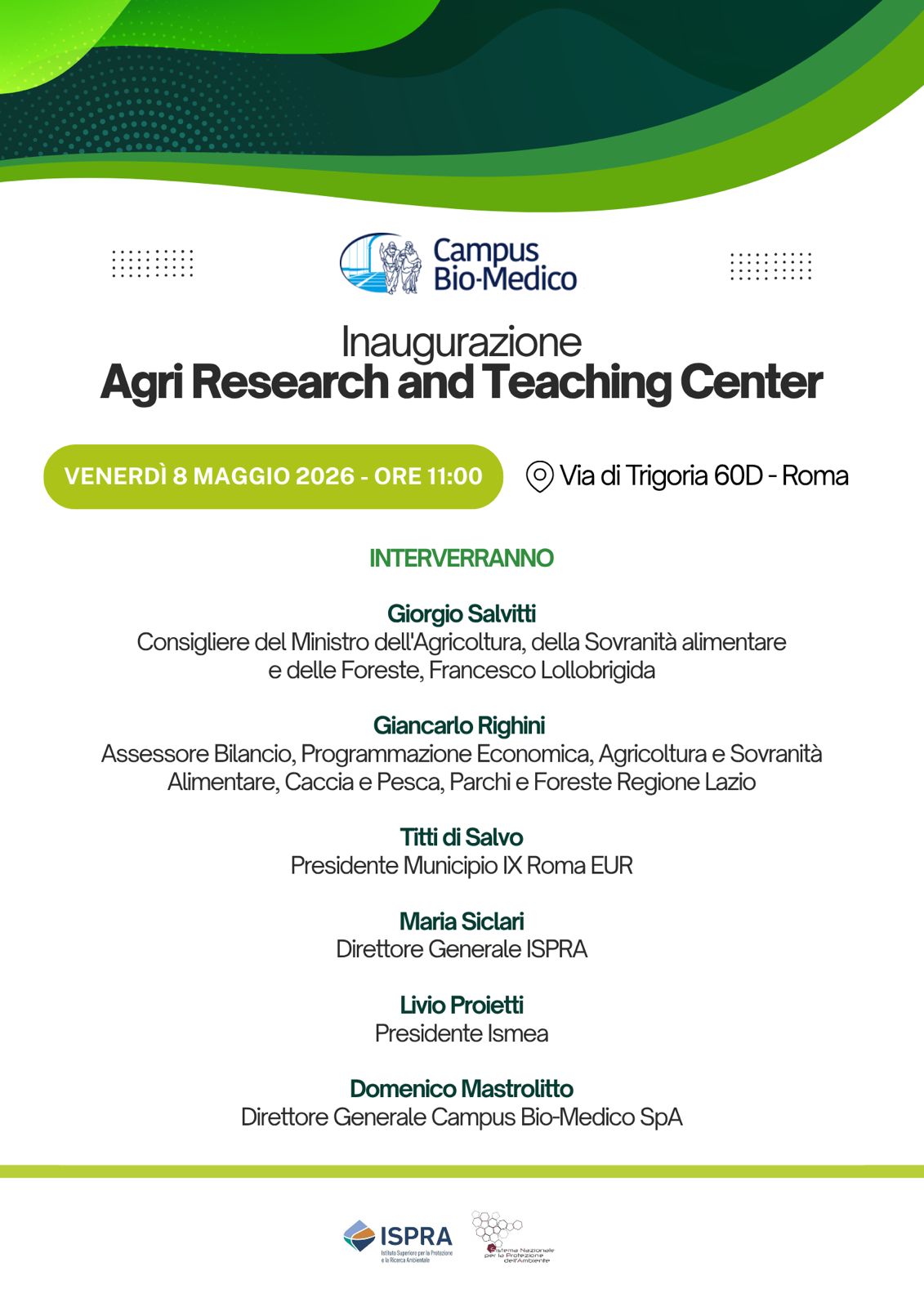 Inaugurazione Agri Research and Teaching Center